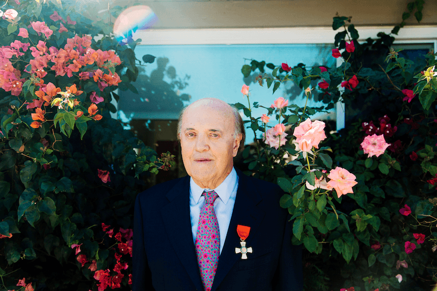 Peter Arnett at home in Fountain Valley, California. Photo: Kendrick Brinson.