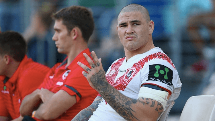 Former NZ Warriors front-rower Russell Packer is now with the St George-Illawarra Dragons (Photo: Getty Images)