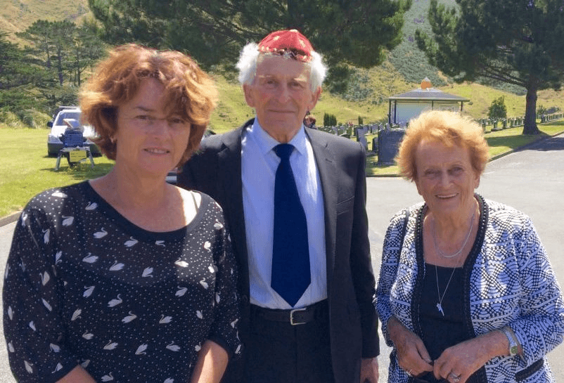 Susan Devoy, David Zwartz and Inge Woolf at the Holocaust Memorial last Friday marking UN Holocaust Remembrance Day