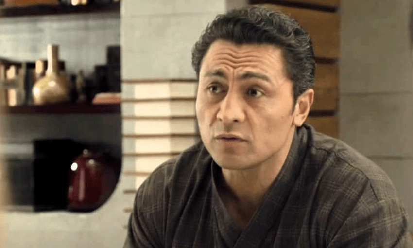 Actor Rene Naufahu in a scene from Power Rangers Samurai (2011) 
