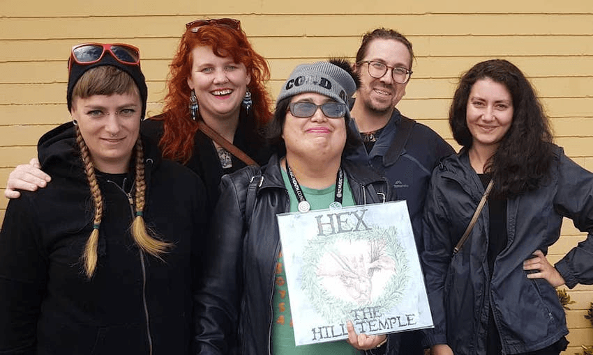 HEX with Martina Brito (centre) in Lancaster CA (PHOTO: SUPPLIED) 
