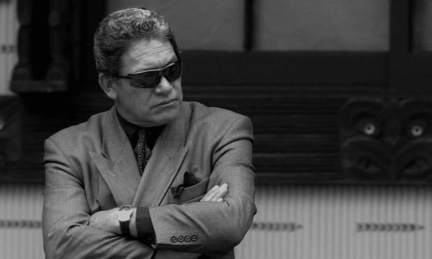 Winston Peters at Waitangi in 2002. Photo by Michael Bradley/Getty Images 
