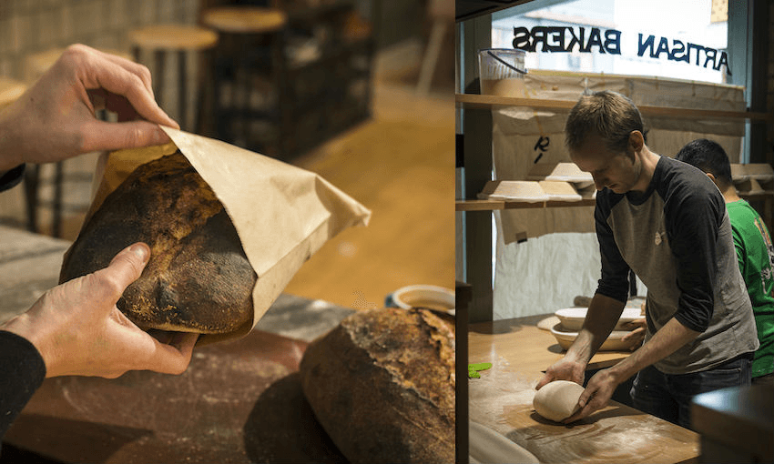 Liam Fox geeks out on analysing the crumb structure of each loaf, always striving to improve (Photos: Malcolm Campbell)   
