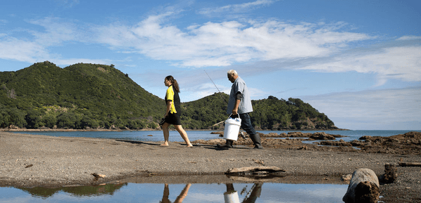 Danny Poihipi and his moko Horiana. Image: Sylvie Winray 
