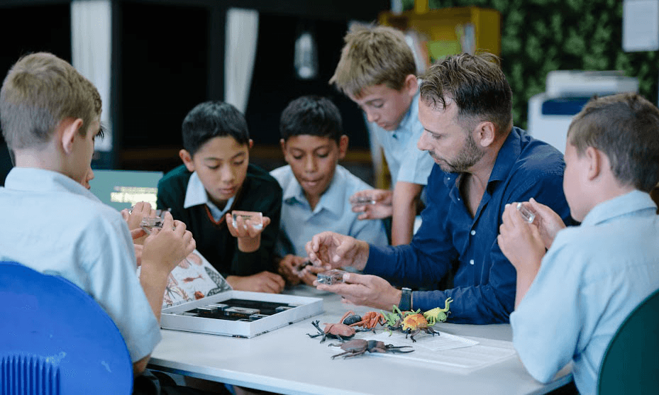 In the classroom at Dilworth. Photo: Supplied 
