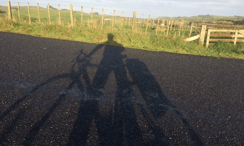 Nick Atkinson in the Waikaretu Valley. Photo: Supplied 
