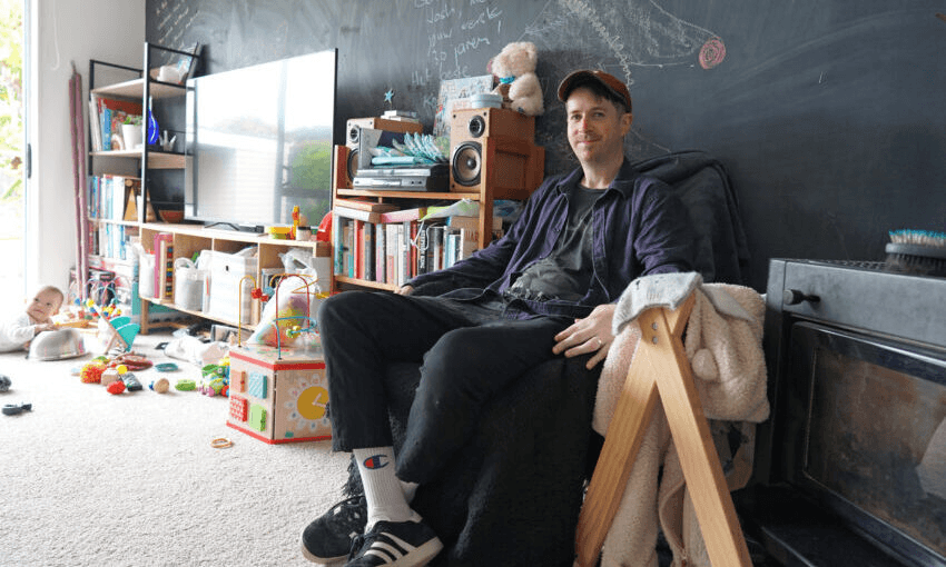 Josh Fountain at home. Photo: Edith Amituanai 
