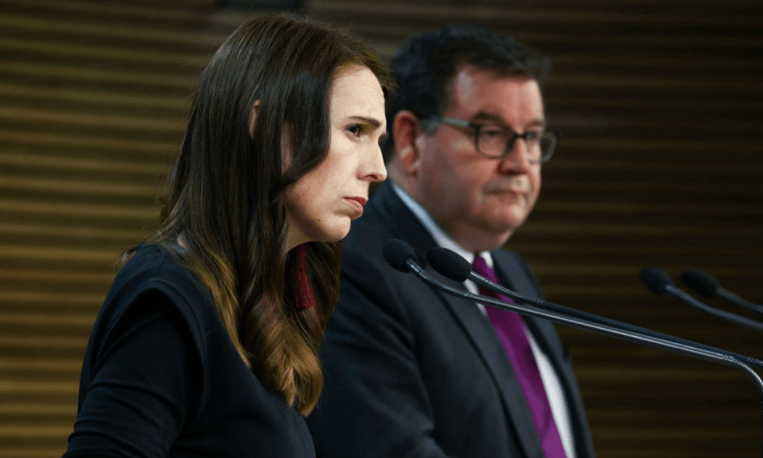 PM Jacinda Ardern and deputy Grant Robertson (Getty Images)  
