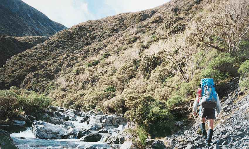 Walking up the Deception Valley (Photo: Abigail O’Regan) 
