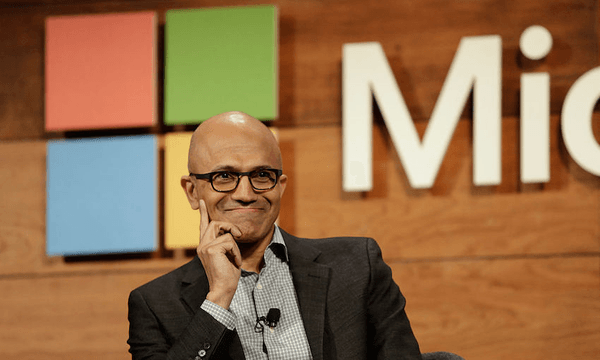 Satya Nadella, CEO of Microsoft, November 30, 2016.  (Photo: JASON REDMOND/AFP via Getty Images) 
