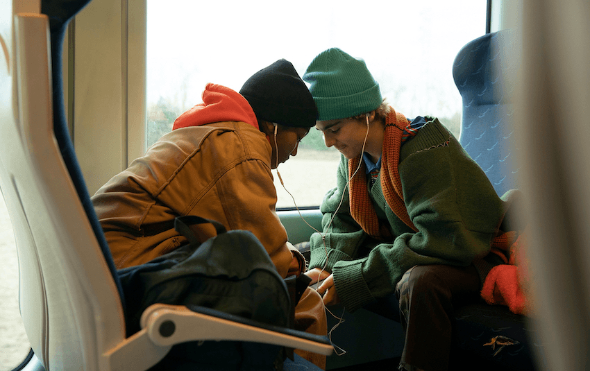 Jack Dylan Grazer and Jordan Kristine Seamón play Fraser and Caitlin/Harper, the protagonists of Luca Guadagnino's We Are Who We Are. (Photo: Supplied)